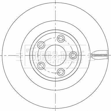 Borg & Beck BBD5472 - Гальмівний диск autocars.com.ua