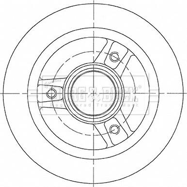 Borg & Beck BBD5475S - Гальмівний диск autocars.com.ua