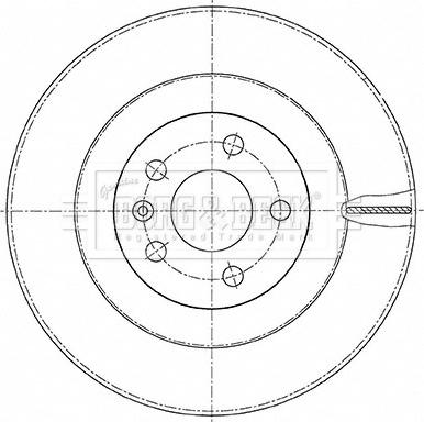 Borg & Beck BBD5477 - Тормозной диск avtokuzovplus.com.ua