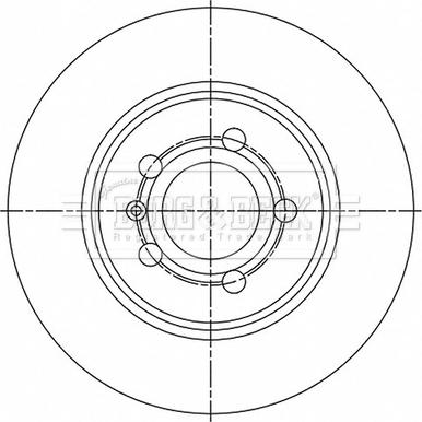 Borg & Beck BBD5527 - Тормозной диск avtokuzovplus.com.ua