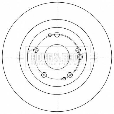 Borg & Beck BBD5529 - Тормозной диск autodnr.net