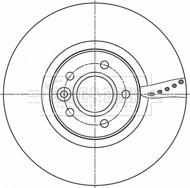 Borg & Beck BBD5533 - Тормозной диск autodnr.net