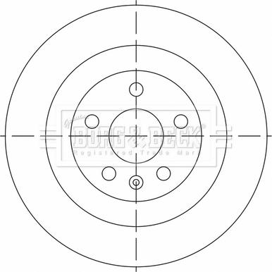 Borg & Beck BBD5540 - Тормозной диск avtokuzovplus.com.ua