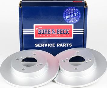 Borg & Beck BBD5543 - Гальмівний диск autocars.com.ua