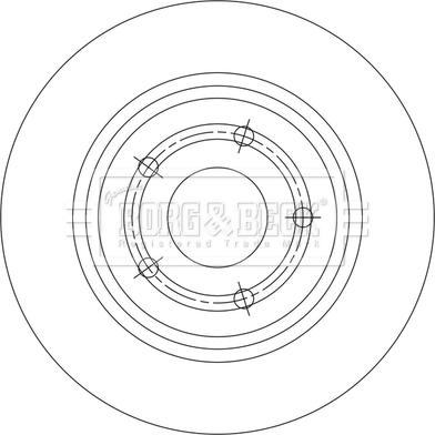 Borg & Beck BBD5548 - Гальмівний диск autocars.com.ua