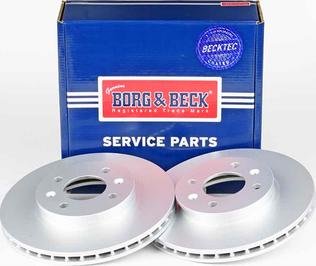 Borg & Beck BBD5549 - Гальмівний диск autocars.com.ua