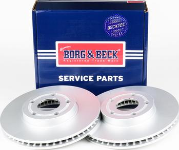 Borg & Beck BBD5550 - Тормозной диск avtokuzovplus.com.ua