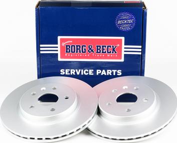 Borg & Beck BBD5552 - Гальмівний диск autocars.com.ua