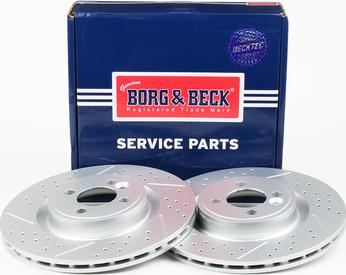 Borg & Beck BBD5557 - Гальмівний диск autocars.com.ua