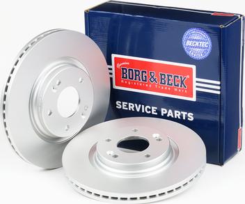 Borg & Beck BBD5563 - Тормозной диск avtokuzovplus.com.ua