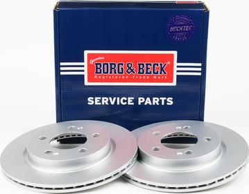 Borg & Beck BBD5584 - Гальмівний диск autocars.com.ua