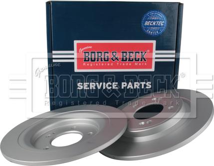 Borg & Beck BBD5661 - Гальмівний диск autocars.com.ua