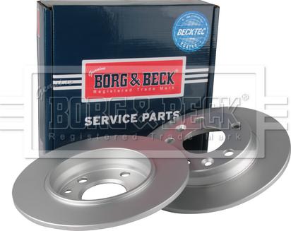 Borg & Beck BBD5666 - Гальмівний диск autocars.com.ua