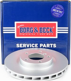 Borg & Beck BBD5708S - Гальмівний диск autocars.com.ua