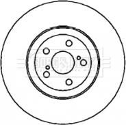 Borg & Beck BBD5712S - Гальмівний диск autocars.com.ua