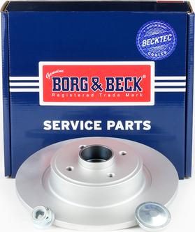 Borg & Beck BBD5721S - Гальмівний диск autocars.com.ua