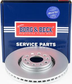 Borg & Beck BBD5734S - Гальмівний диск autocars.com.ua