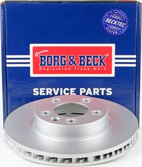 Borg & Beck BBD5757S - Гальмівний диск autocars.com.ua