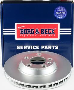 Borg & Beck BBD5758S - Гальмівний диск autocars.com.ua