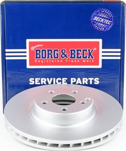 Borg & Beck BBD5765S - Гальмівний диск autocars.com.ua