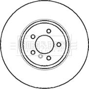 Borg & Beck BBD5767S - Гальмівний диск autocars.com.ua