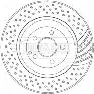 Borg & Beck BBD5781S - Гальмівний диск autocars.com.ua