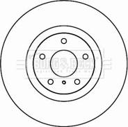 Borg & Beck BBD5799S - Гальмівний диск autocars.com.ua