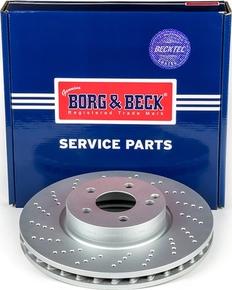 Borg & Beck BBD5811S - Гальмівний диск autocars.com.ua