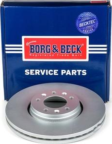 Borg & Beck BBD5815S - Гальмівний диск autocars.com.ua