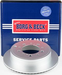 Borg & Beck BBD5834S - Гальмівний диск autocars.com.ua