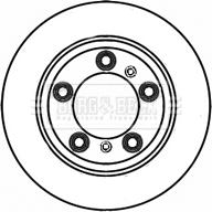 Borg & Beck BBD5837S - Гальмівний диск autocars.com.ua