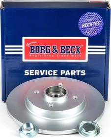 Borg & Beck BBD5842S - Гальмівний диск autocars.com.ua