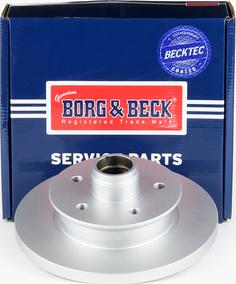 Borg & Beck BBD5857S - Гальмівний диск autocars.com.ua