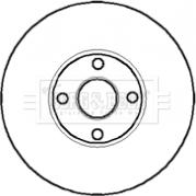 Borg & Beck BBD5859S - Гальмівний диск autocars.com.ua