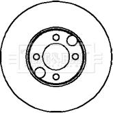 Borg & Beck BBD5860S - Гальмівний диск autocars.com.ua