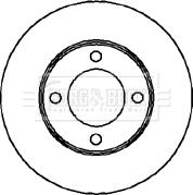 Brake Engineering DI951121 - Гальмівний диск autocars.com.ua