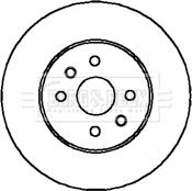 Borg & Beck BBD5876S - Гальмівний диск autocars.com.ua