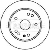 Borg & Beck BBD5881S - Тормозной диск avtokuzovplus.com.ua