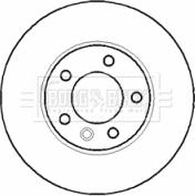 Borg & Beck BBD5901S - Гальмівний диск autocars.com.ua