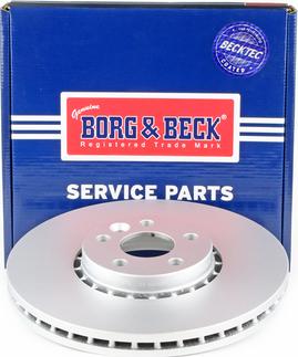 Borg & Beck BBD5903S - Гальмівний диск autocars.com.ua