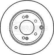 Borg & Beck BBD5906S - Тормозной диск avtokuzovplus.com.ua