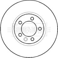 Borg & Beck BBD5916S - Гальмівний диск autocars.com.ua