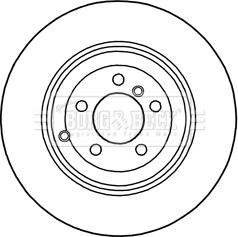 Akebono BN-1197E - Гальмівний диск autocars.com.ua