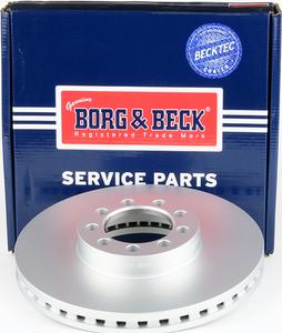 Borg & Beck BBD5952S - Гальмівний диск autocars.com.ua