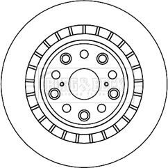 Delphi BG4684C - Гальмівний диск autocars.com.ua