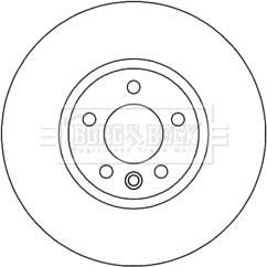 Borg & Beck BBD5964S - Тормозной диск autodnr.net