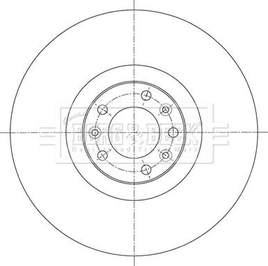 Borg & Beck BBD5985S - Тормозной диск avtokuzovplus.com.ua