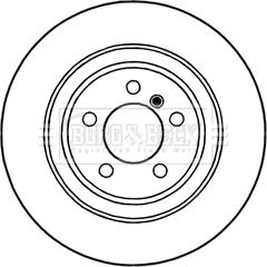 Borg & Beck BBD5997S - Тормозной диск avtokuzovplus.com.ua