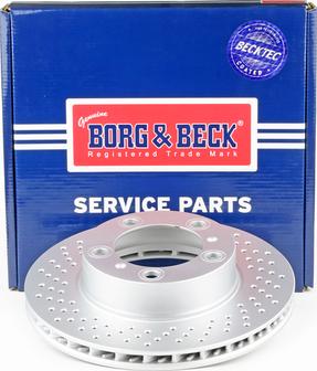 Borg & Beck BBD6001S - Гальмівний диск autocars.com.ua