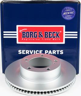 Borg & Beck BBD6003S - Гальмівний диск autocars.com.ua